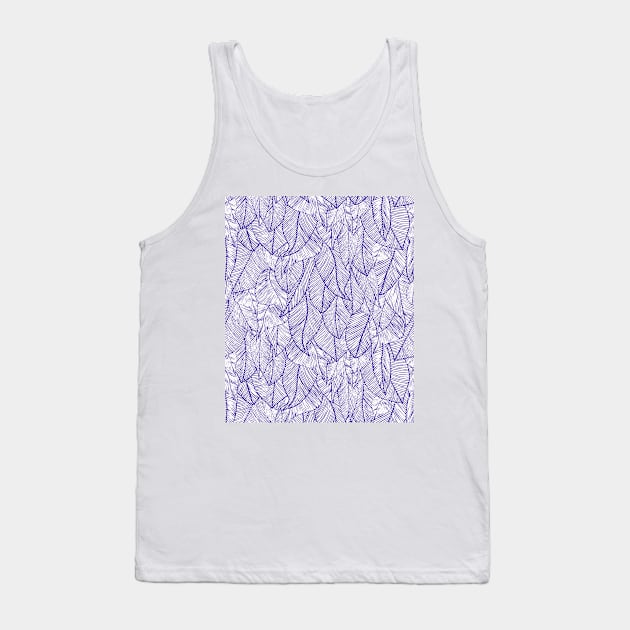 Purple Feather Angel Wings Print Tank Top by Auto-Prints